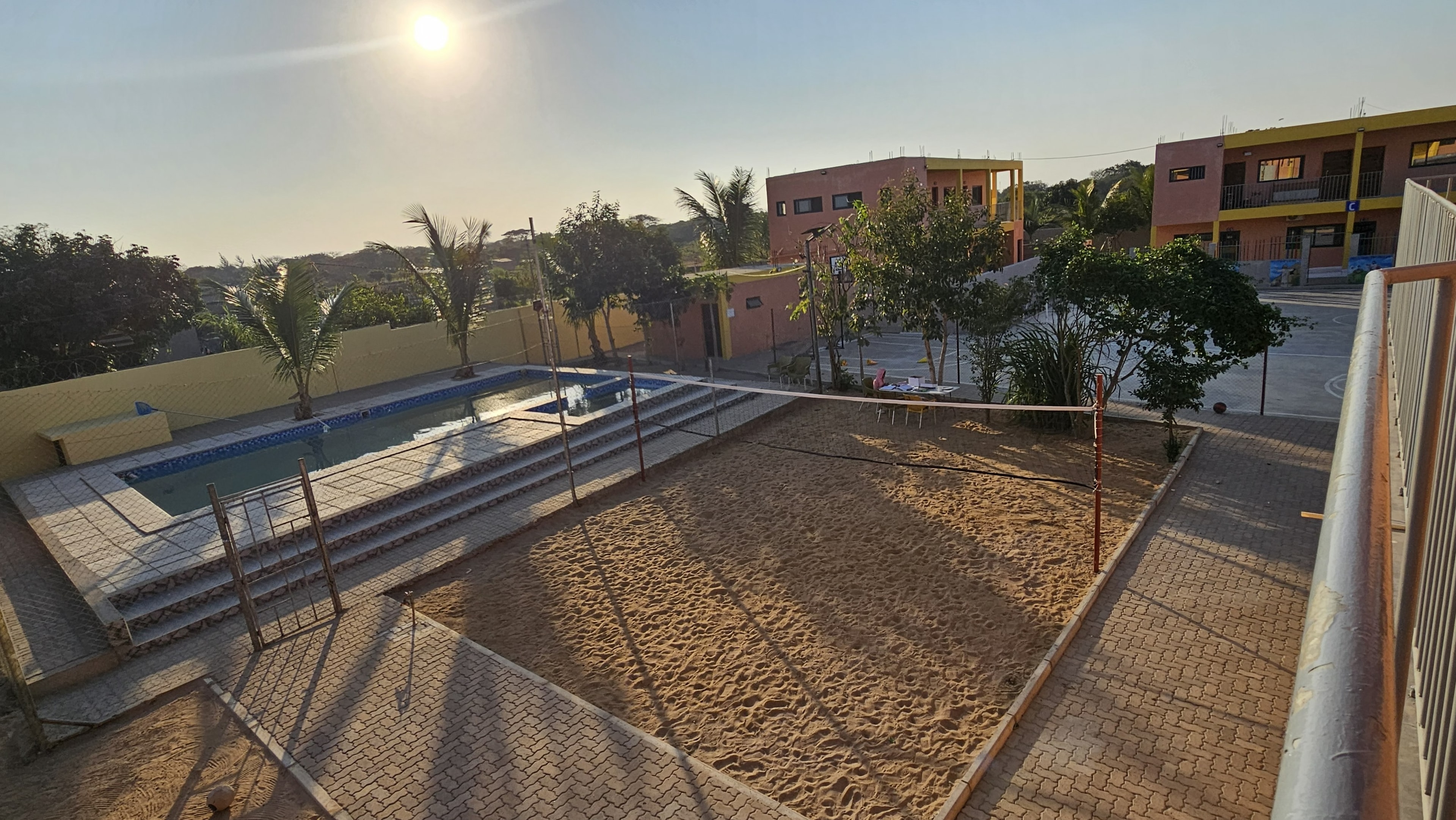 MGIS pool and sports court facilities